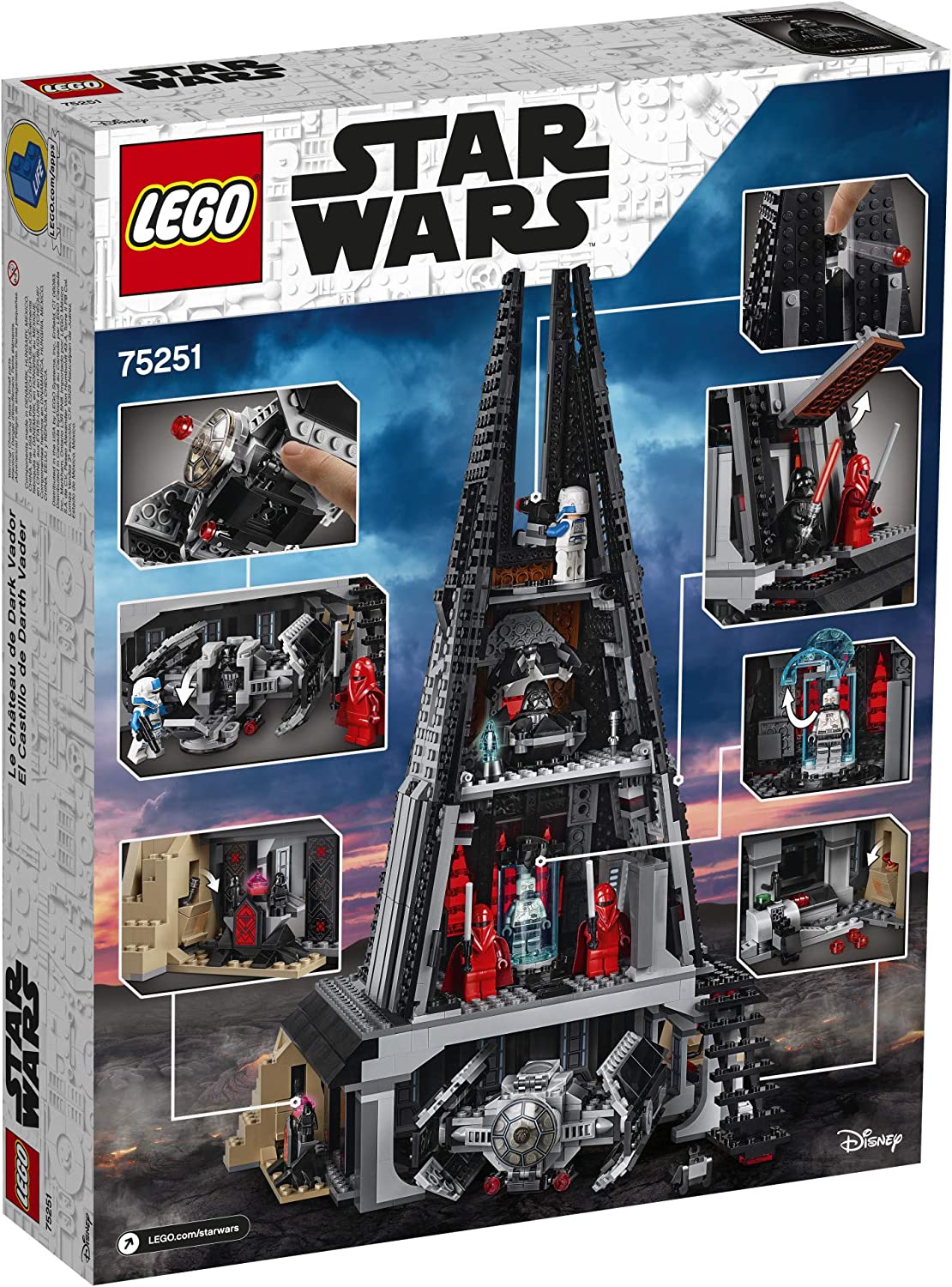 LEGO Star Wars Darth Vader's Castle 75251 (1,060 piezas)