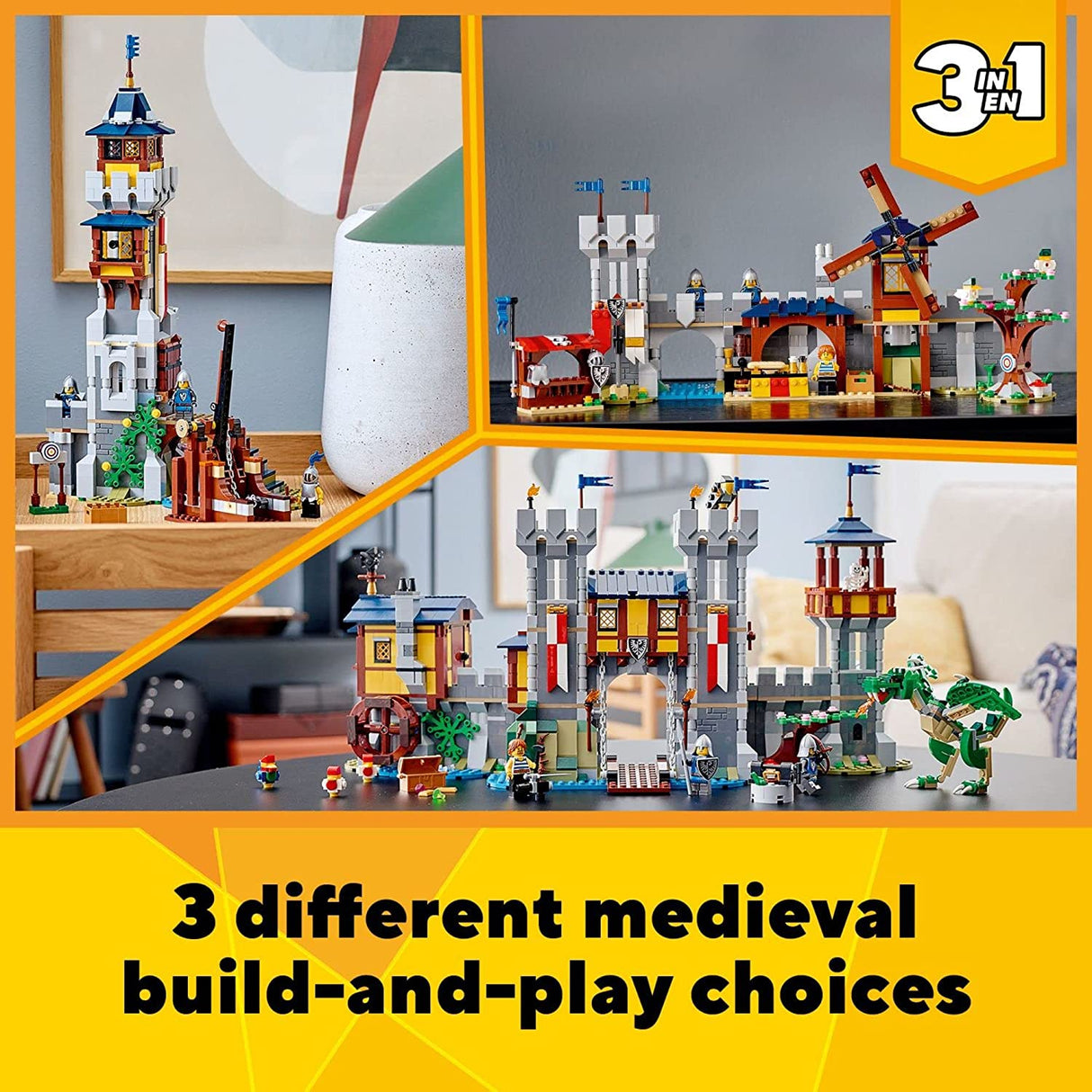 LEGO Creator 3in1 Medieval Castle 31120 (1426 piezas)