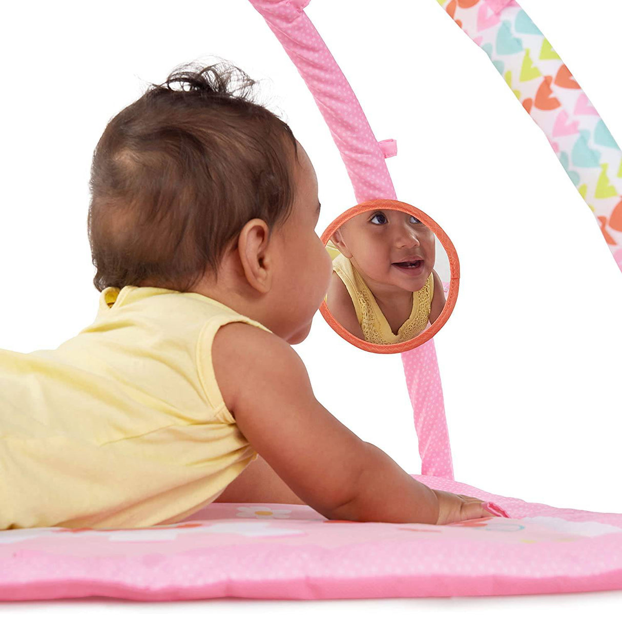 Bright Starts Daydream Blooms Activity Gym & Play Mat con juguetes para llevar, edades recién nacidos + - DIGVICE MX