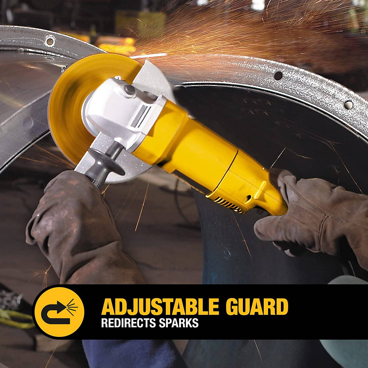 DEWALT Kit de herramientas para amoladora angular con bolsa y ruedas de corte, 7 pulgadas, 13 amperios (DW840K) - DIGVICE MX