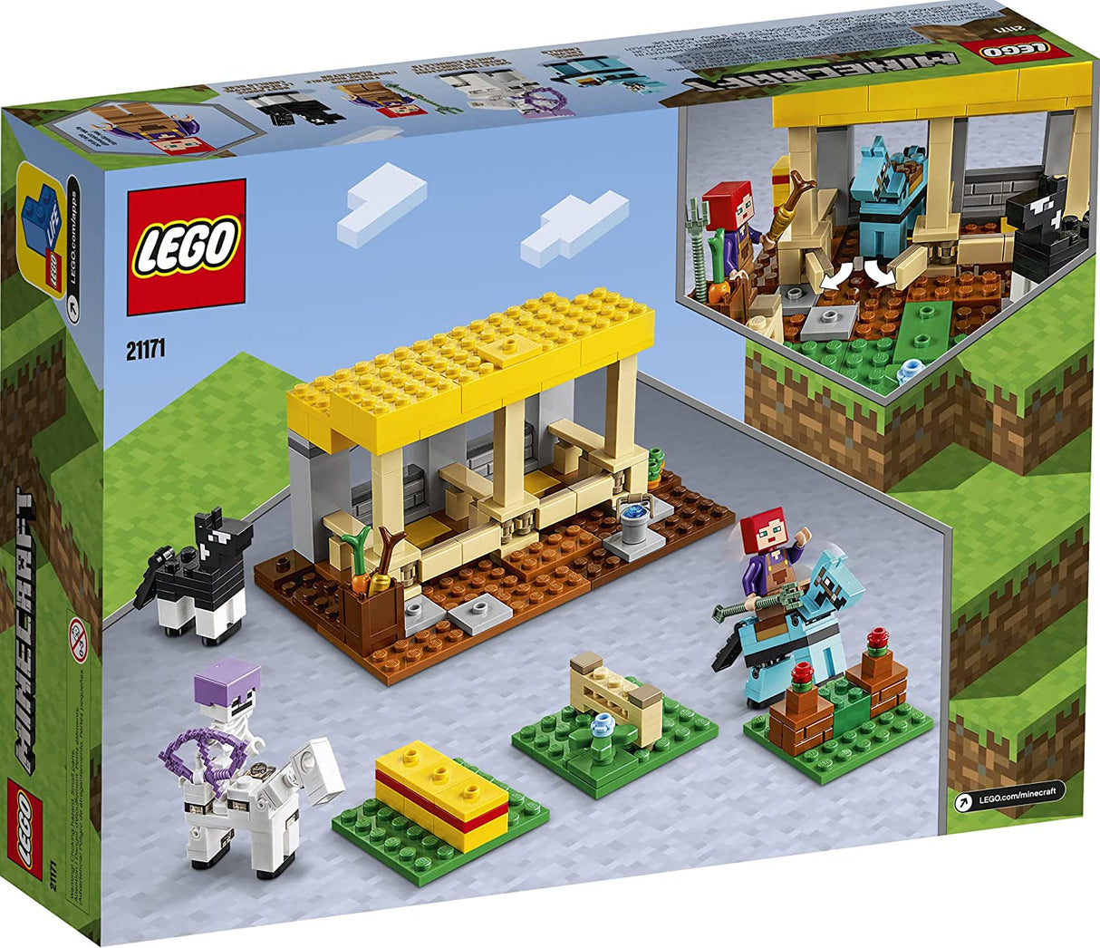 LEGO Minecraft The Horse Stable 21171 (241 piezas)