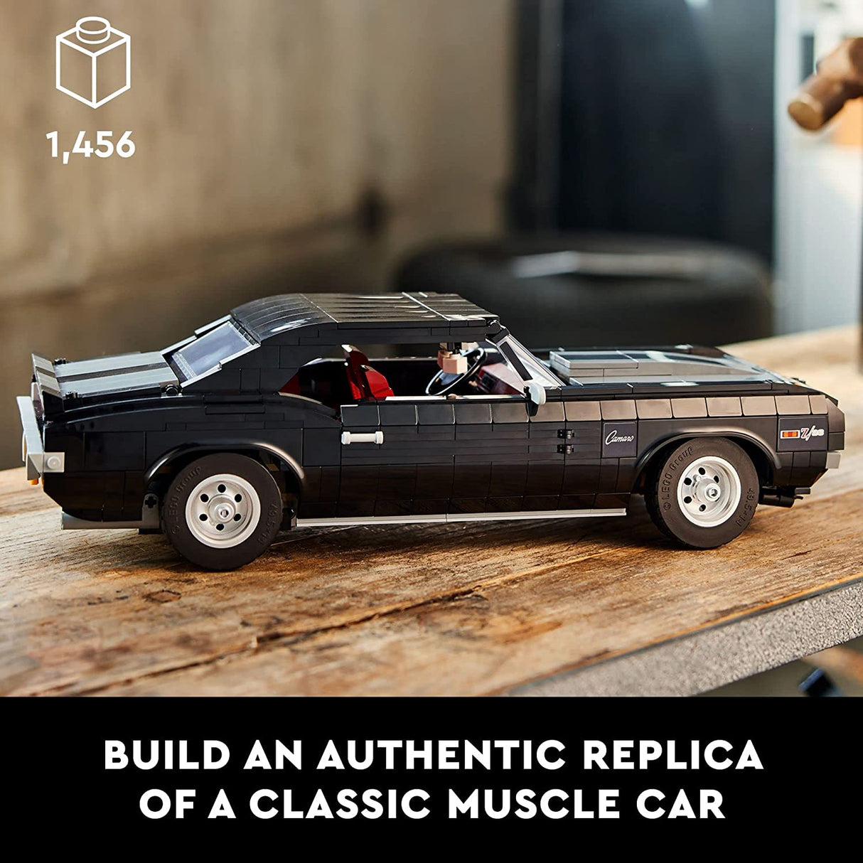 LEGO Chevrolet Camaro Z28 10304 Juego de construcción para adultos (1458 piezas)