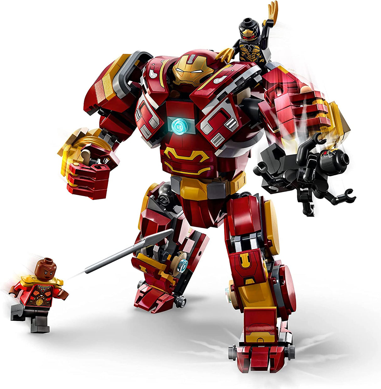 LEGO Marvel The Hulkbuster: The Battle of Wakanda 76247 Juego de juguetes de construcción para niños, niños y niñas a partir de 8 años (385 piezas)