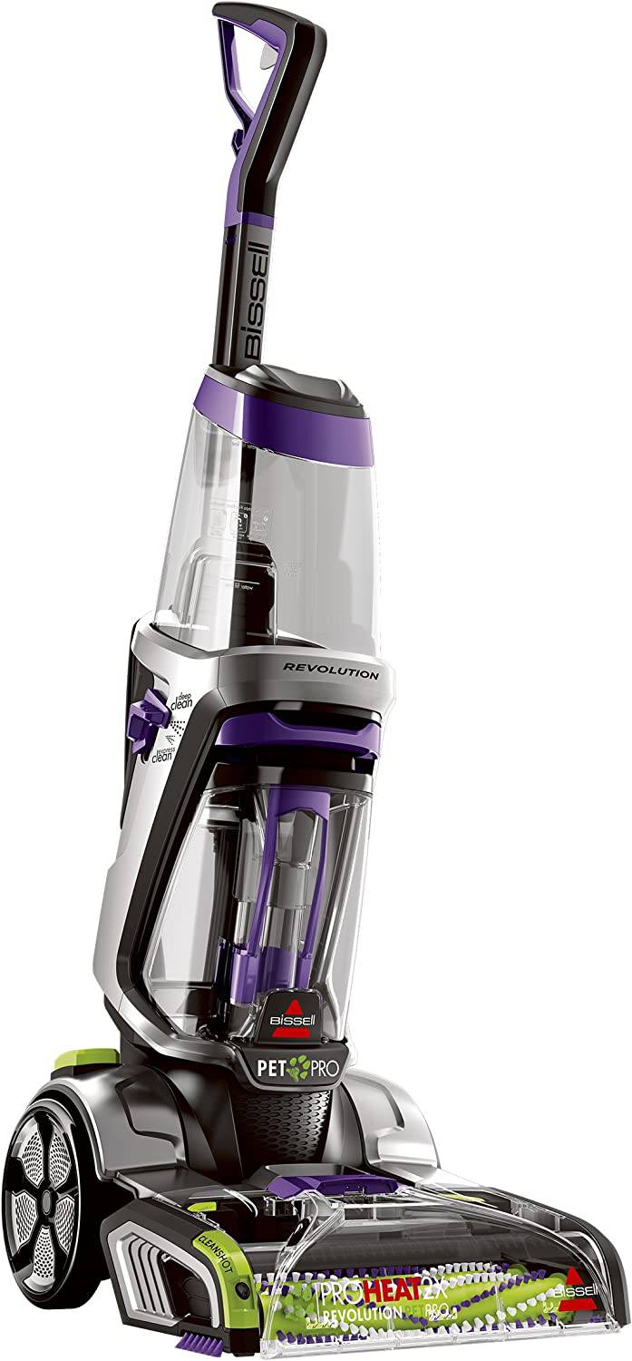 Bissell ProHeat 2X Revolution Max Clean Pet Pro Limpiador de alfombras de tamaño completo, 1986, con fórmula antibacteriana - DIGVICE MX