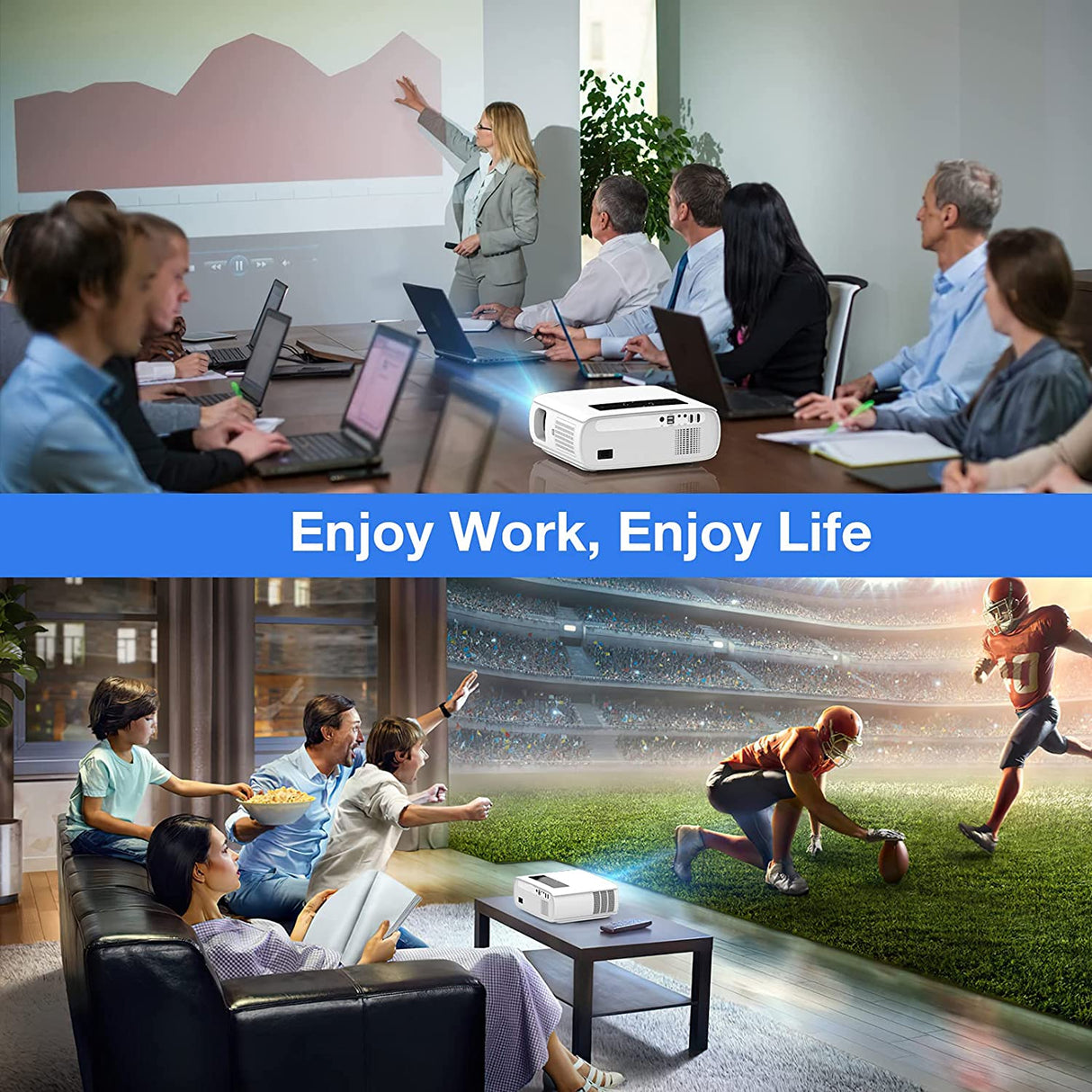 Proyector HOPVISION Nativo 1080P Full HD JQ818A