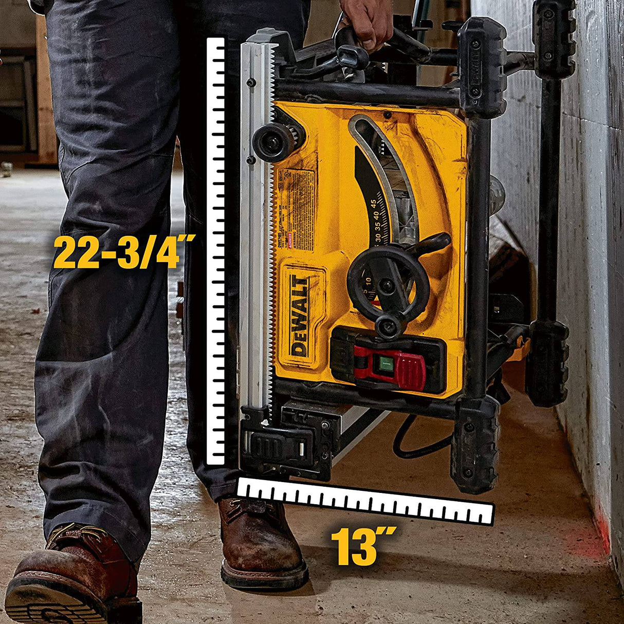 Sierra de mesa DEWALT para el lugar de trabajo, compacta, 8-1/4 pulgadas (DWE7485) - DIGVICE MX
