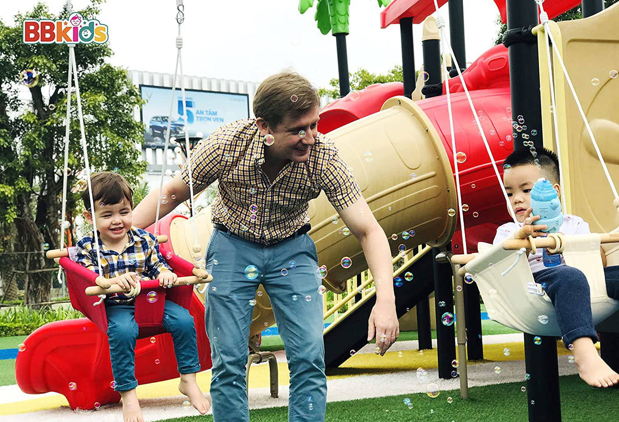 Columpio para bebé BBkids para exteriores e interiores, columpio colgante de lona para bebé, columpio para árbol de bebé para niños pequeños, madera de haya no mohosa, no maliciosa, juego completo de tornillos de techo (crema) - DIGVICE MX