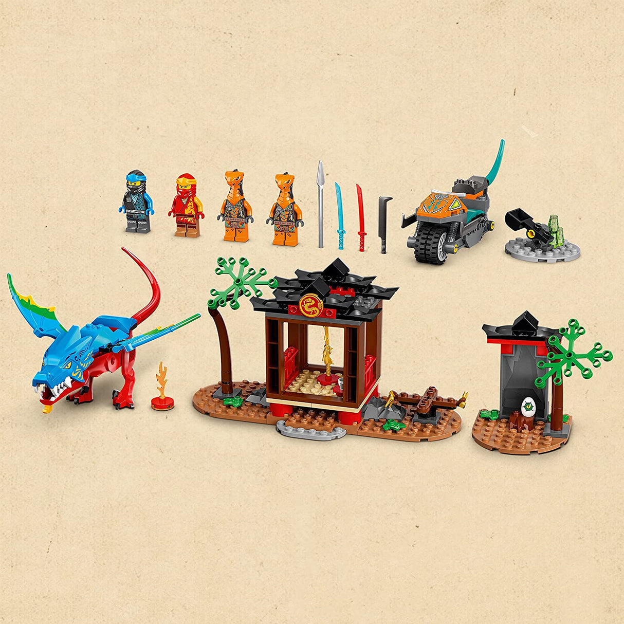 LEGO NINJAGO Ninja Dragon Temple 71759 (161 piezas)