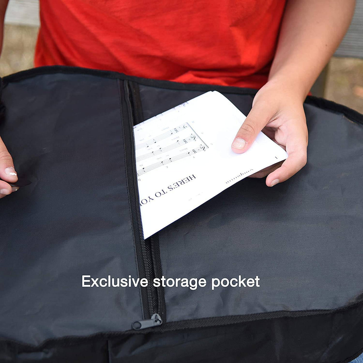 Master Play - Guitarra de madera de 38" con estuche y accesorios para niños/niñas/adolescentes/principiantes (38", Sunburst)