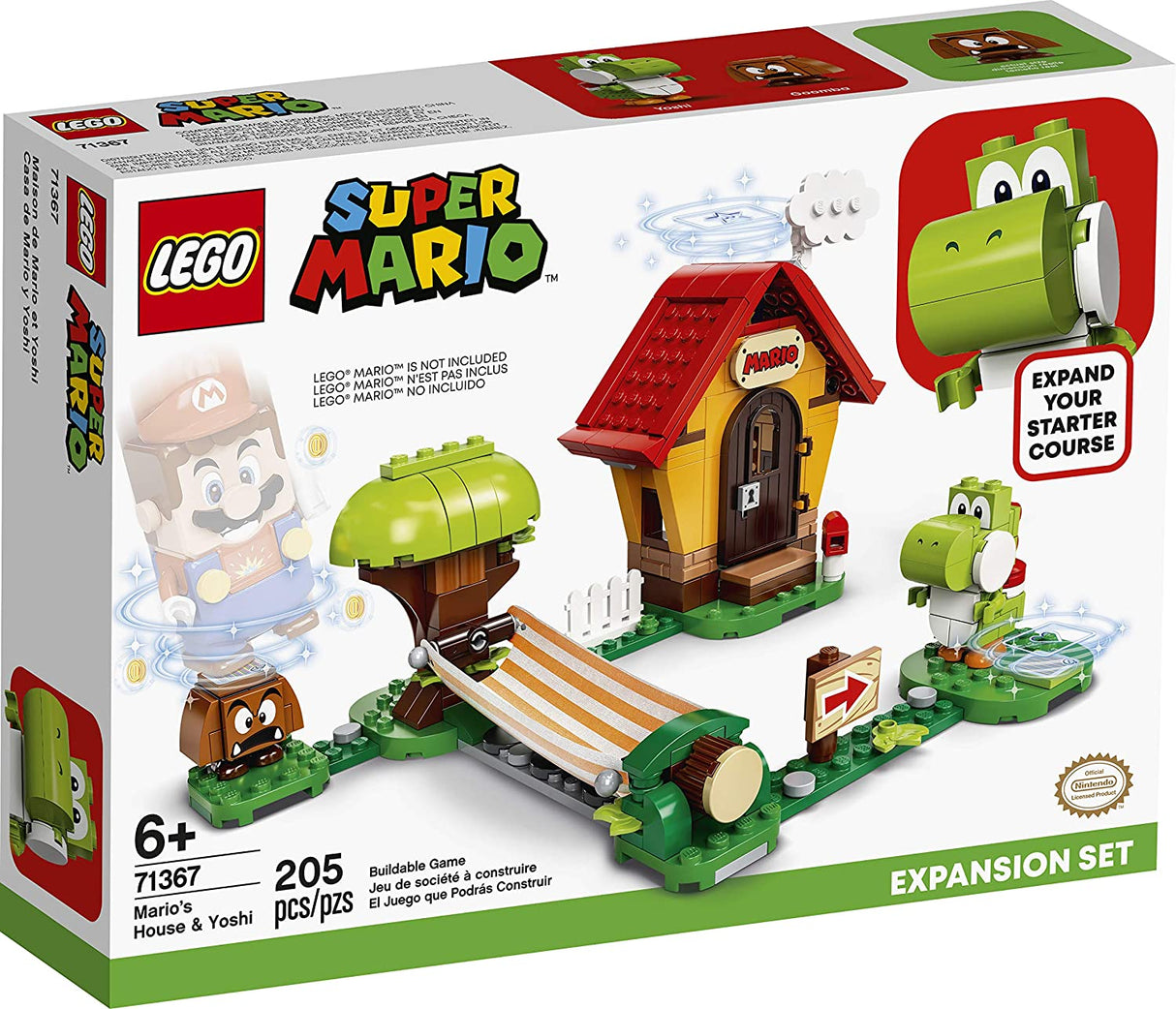 LEGO Super Mario Mario's House & Yoshi Expansion Set 71367 (205 piezas)