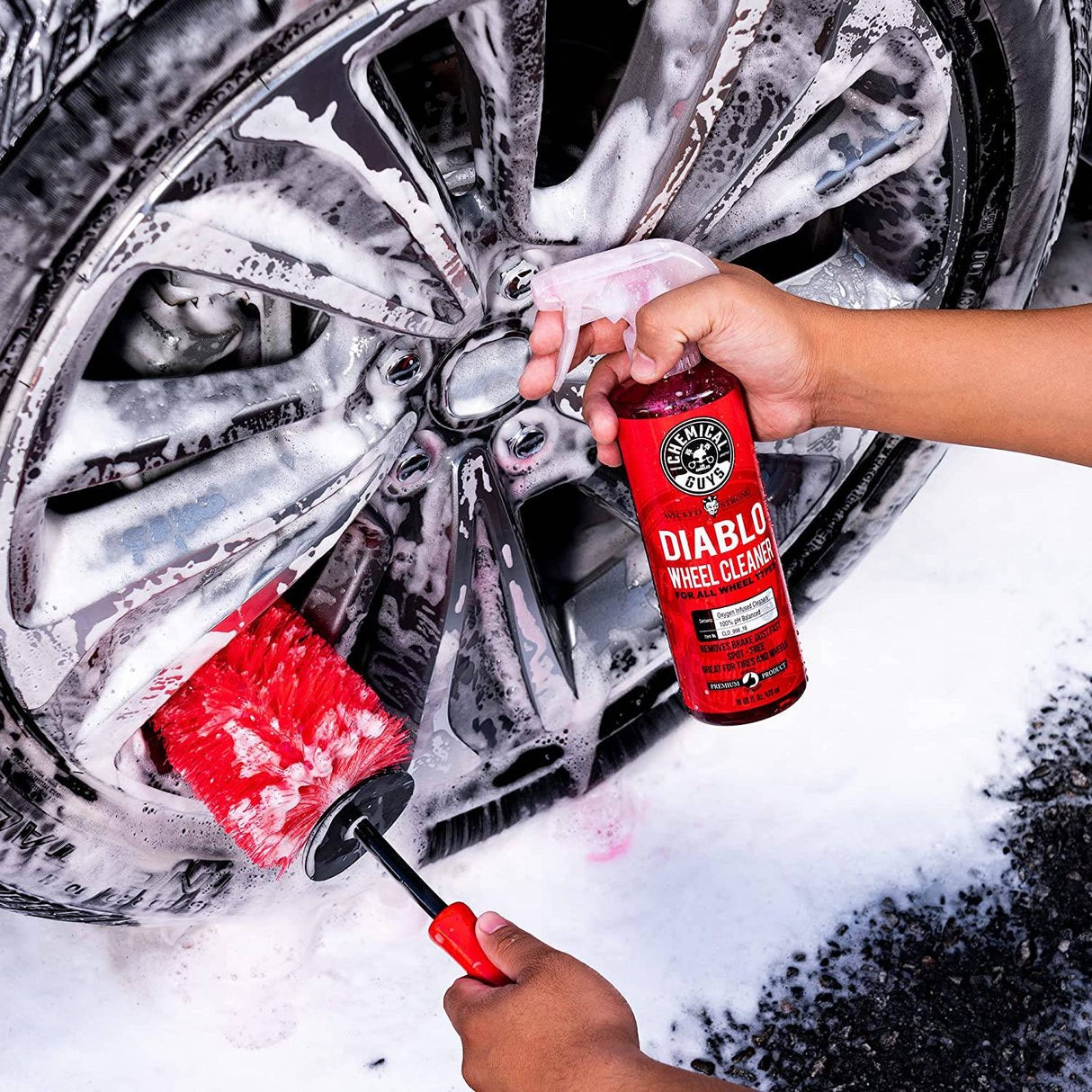 Chemical Guys HOL357 Clean & Shine Car Wash Starter Kit - Seguro para automóviles, camiones, motocicletas, SUV, jeeps, RV y más (7 artículos, incluidos 3 16 oz. Productos químicos para detalles de automóviles)