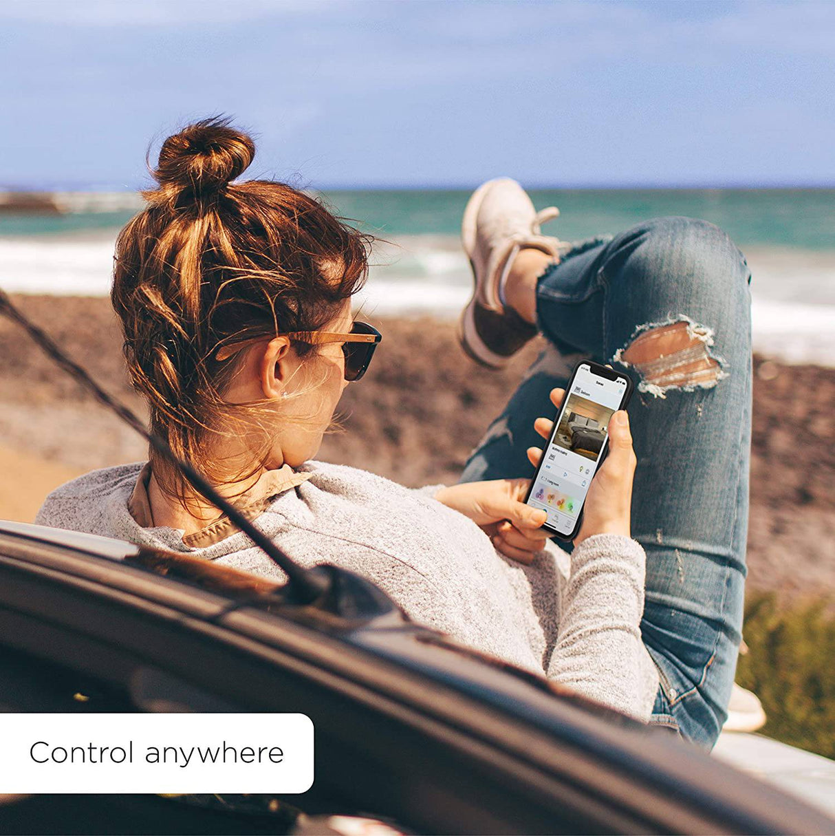 WiZ IZ20126084 60 W EQ A19 Smart WiFi Connected LED Bombillas/Compatible con Alexa y Google Home, no requiere concentrador, 4 unidades (paquete de 1), RGB+ cambio de color/sintonizable/regulable, 4 piezas - DIGVICE MX