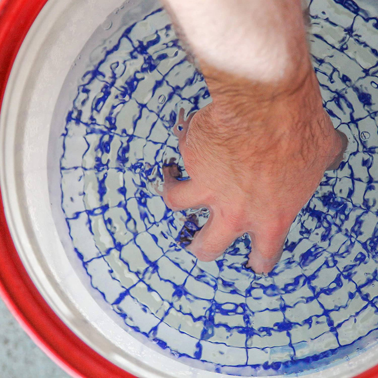 VIKING - Trampa de arena para inserción de cubeta automotriz para lavado de autos y kits de detalles, ayuda a eliminar la suciedad y los desechos de microfibra, mitones, paños y esponjas, azul