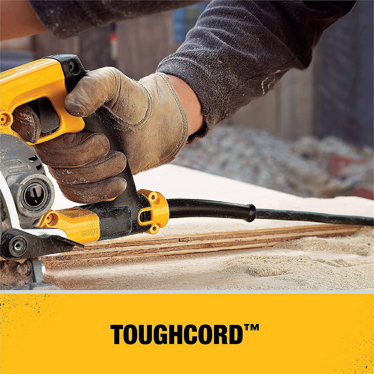 DEWALT Sierra circular de 7-1/4 pulgadas, 15 amperios, tornillo sin fin, con cable (DWS535B) - DIGVICE MX