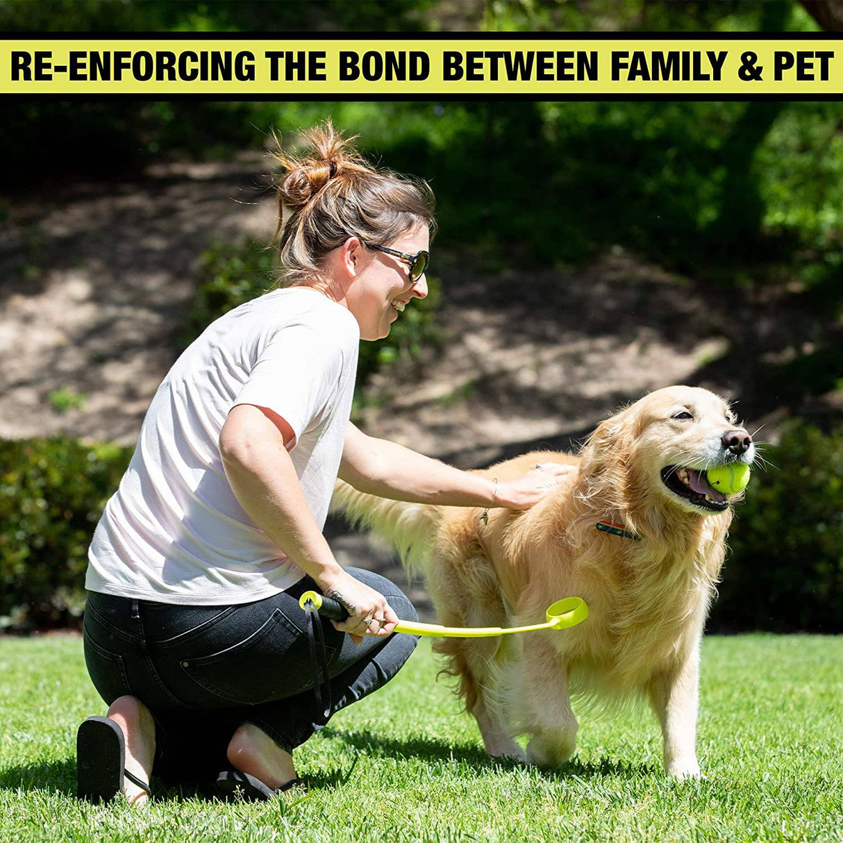 Hyper Pet Dog Ball Launcher, Dog Ball Thrower-Juguetes interactivos para perros (cargar y lanzar pelotas de tenis para que los perros las busquen) - DIGVICE MX