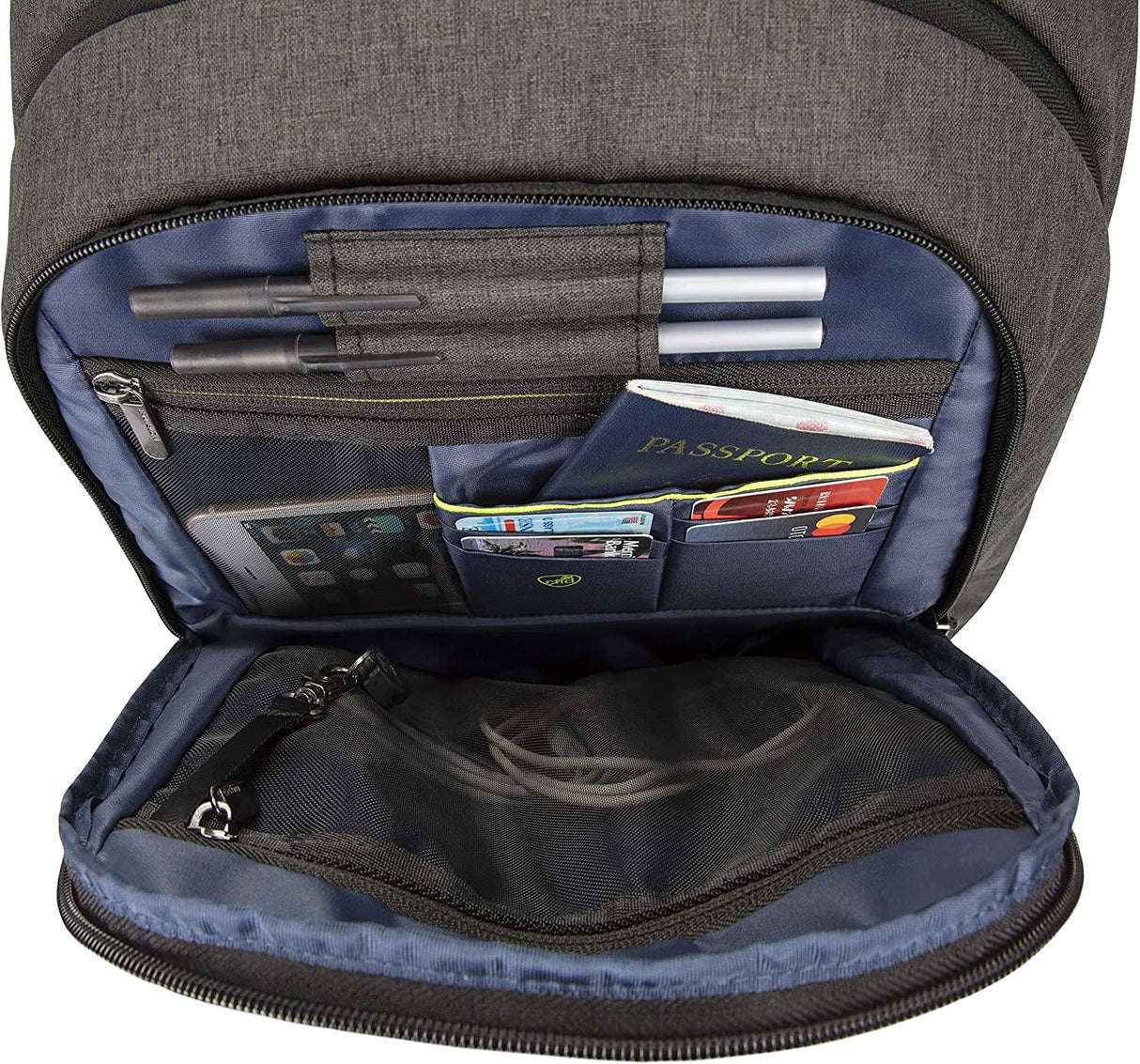 Travelon - Urban-Mochila antirrobo-Negro, Talla única