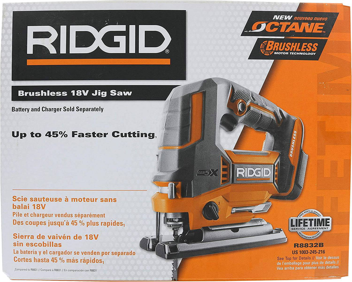 RIDGID Sierra caladora de 18 V sin escobillas OCTANE - DIGVICE MX