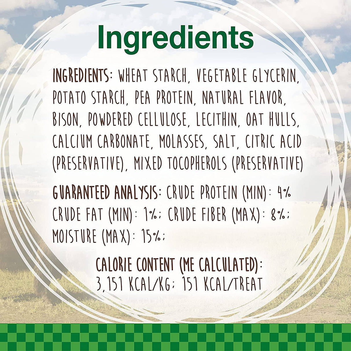 Nylabone Healthy Edibles Wild Dog Treat | Larga duración | todo natural | golosinas de hueso de perro | Fabricado en los Estados Unidos | con sabor a bisonte | con sabor a venado | MEDIANO - DIGVICE MX