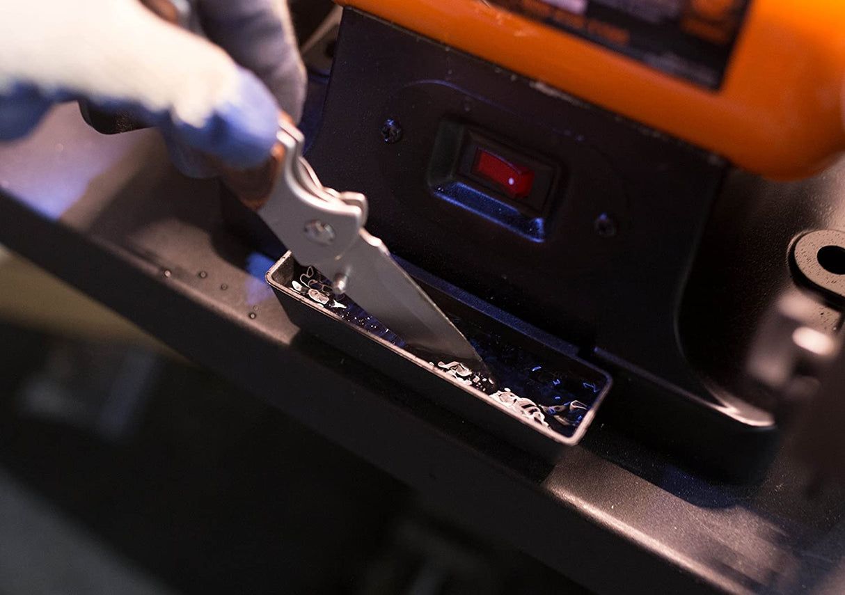 WEN BG4282 Amoladora de banco de una sola velocidad de 4.8 amperios y 8 pulgadas con luces de trabajo LED - DIGVICE MX