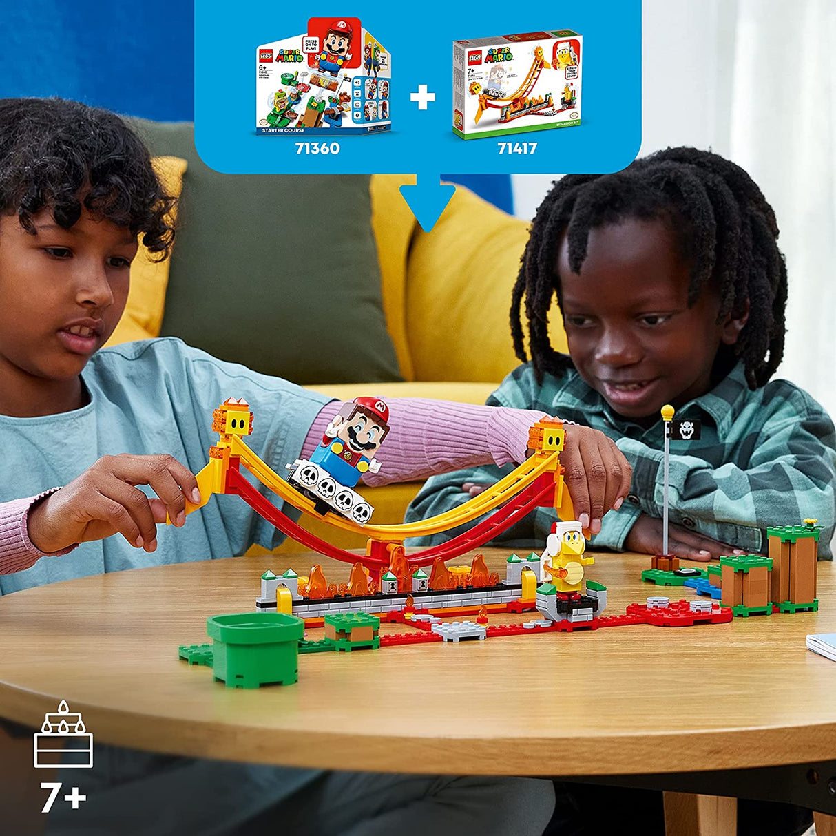 LEGO Super Mario Lava Wave Ride Expansion 71416 (218 piezas)