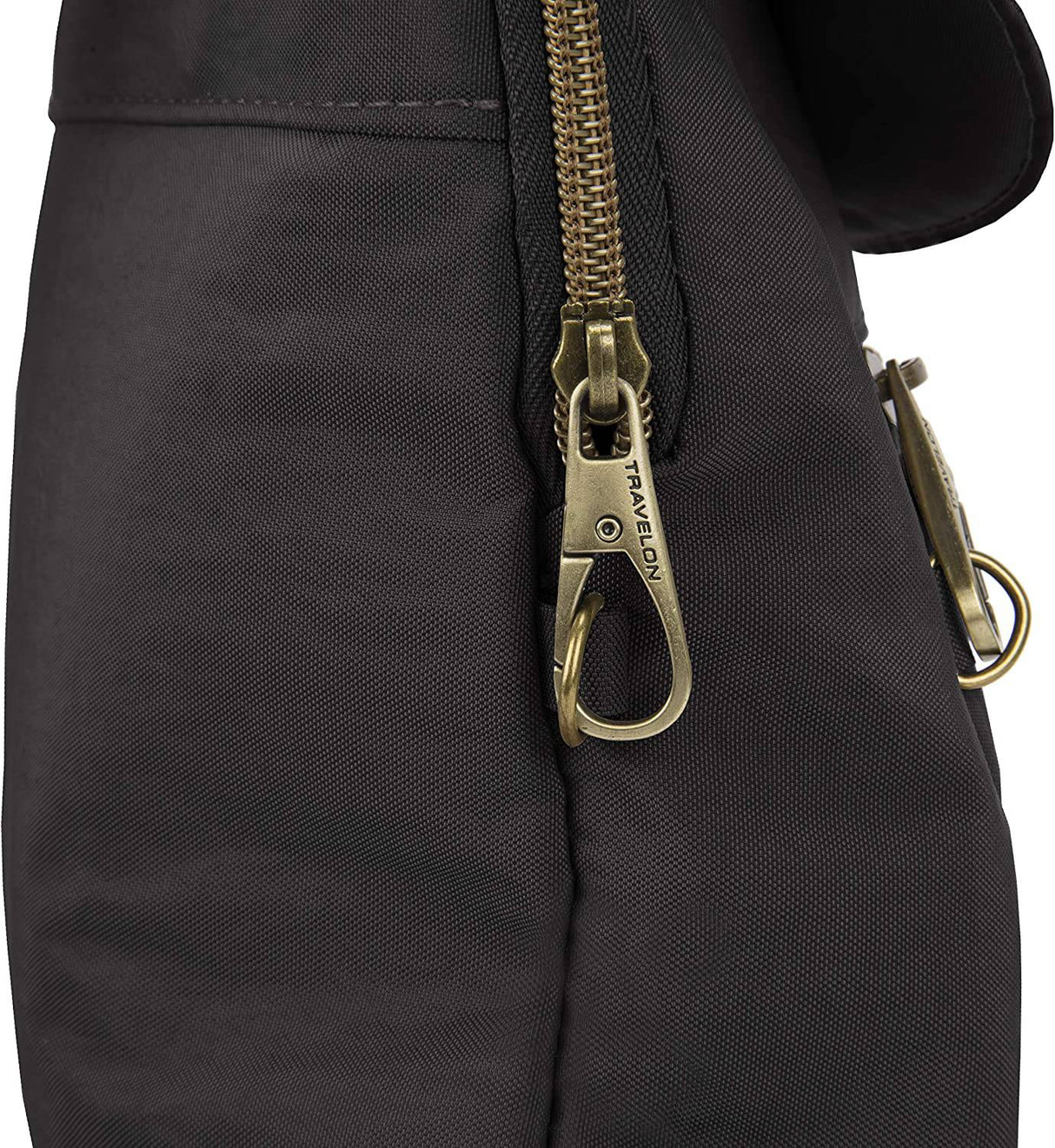 Travelon - Mochila delgada antirrobo Signature, negra
