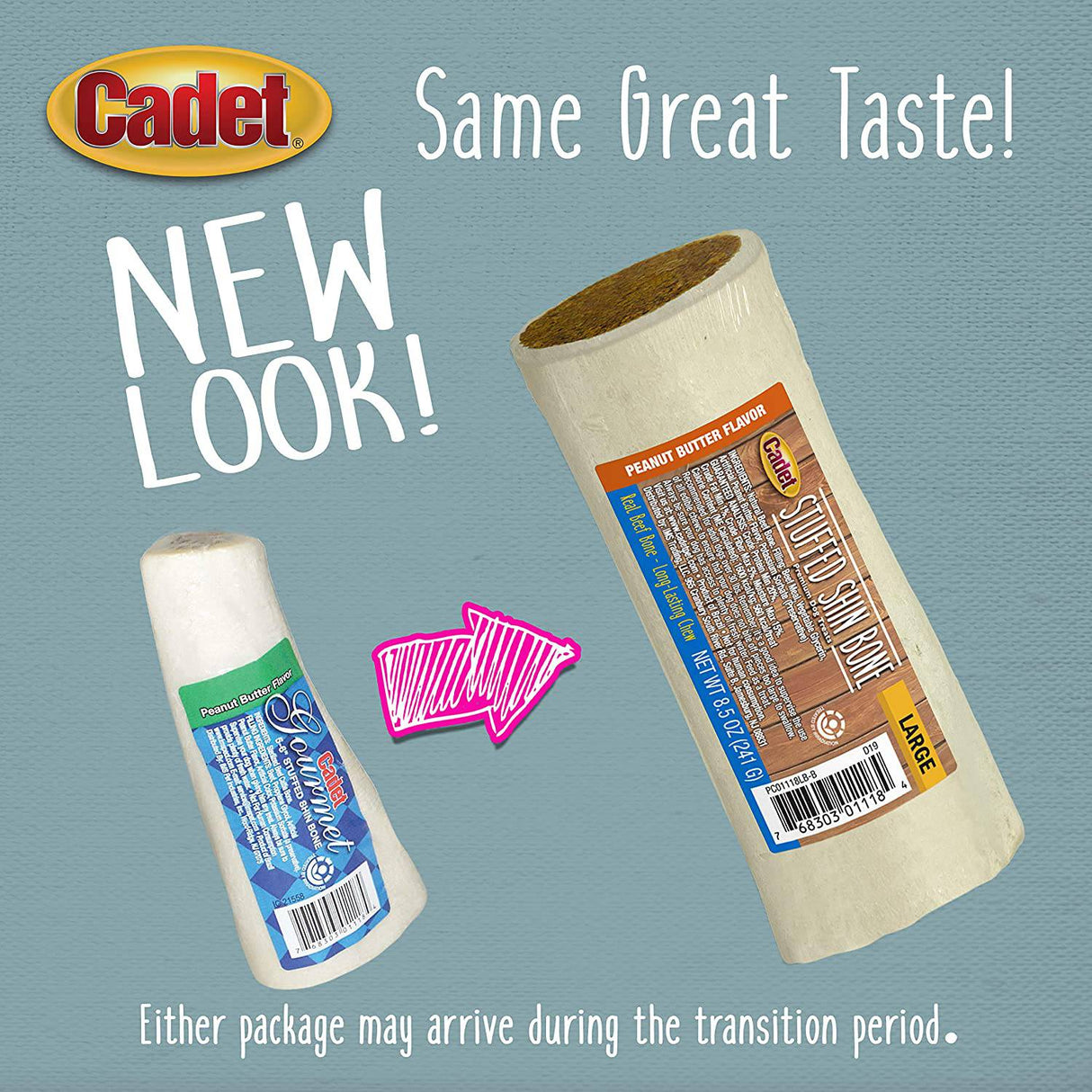 Cadet Espinilleras Rellenas para Perros l Espinilleras Rellenas de Sabor Salado para Perros - DIGVICE MX