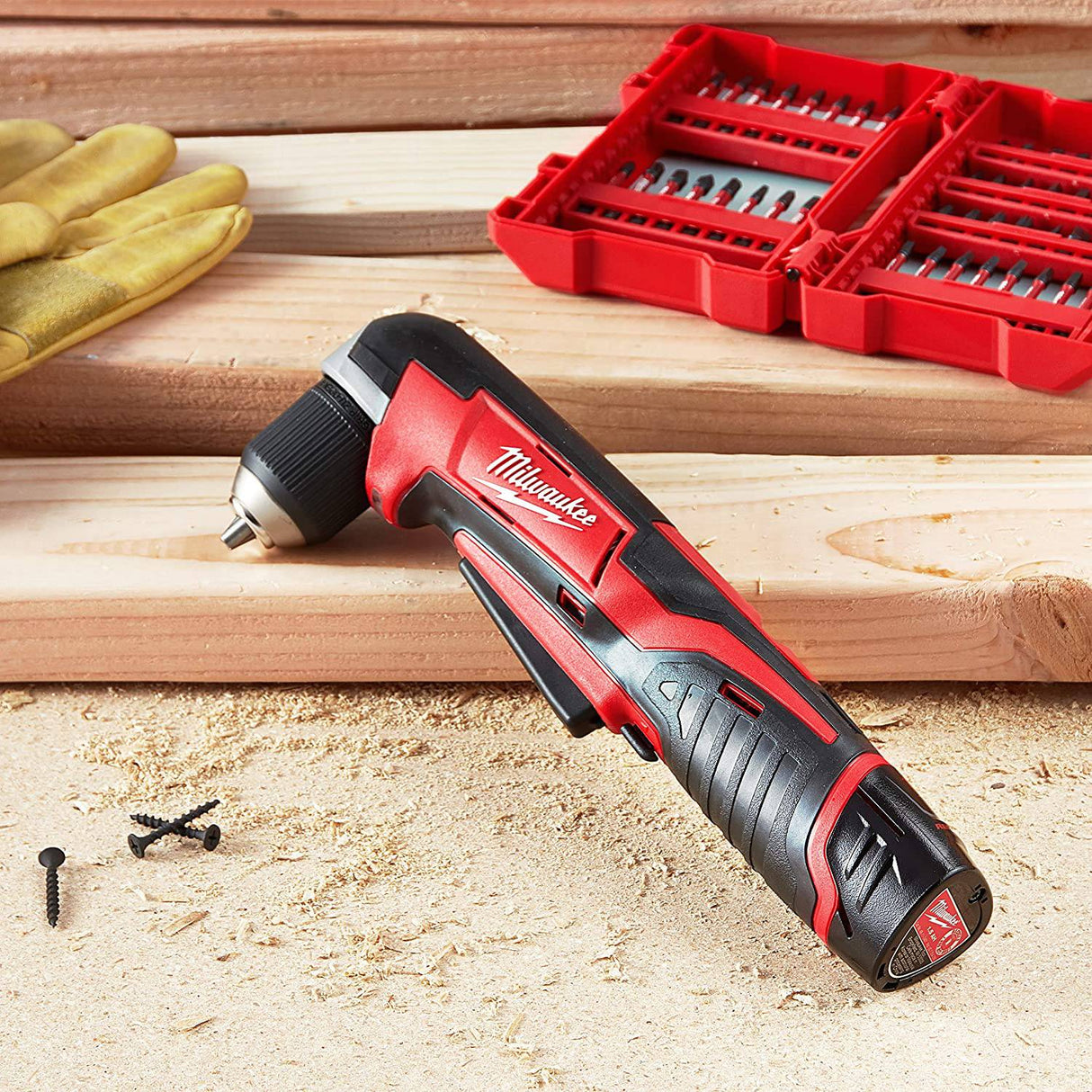 Milwaukee 2415-20 M12 Taladro de ángulo recto inalámbrico de iones de litio de 12 voltios, 3/4 pulgadas, herramienta básica, mediano - DIGVICE MX