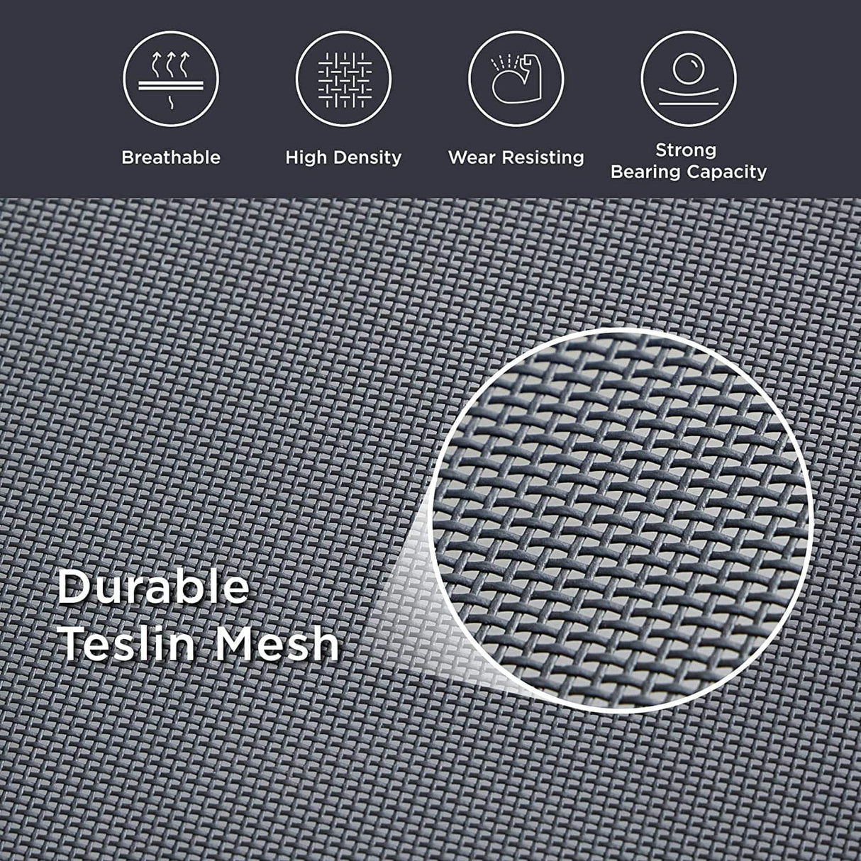 Bedsure Cama elevada para perros con refrigeración, camas elevadas para perros al aire libre con pies antideslizantes, marco estable y malla reciclable Teslin de apoyo duradero, transpirable, cama para mascotas para interiores y exteriores - DIGVICE MX