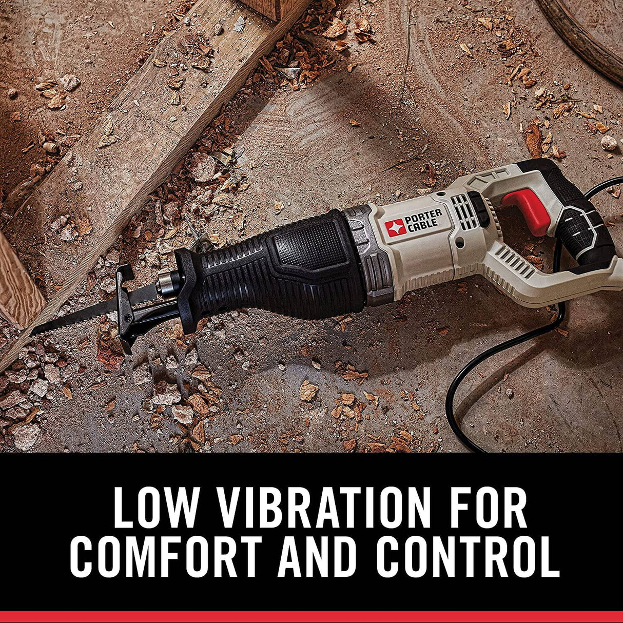 Sierra de sable PORTER-CABLE, velocidad variable, 7,5 amperios, con cable (PCE360) - DIGVICE MX