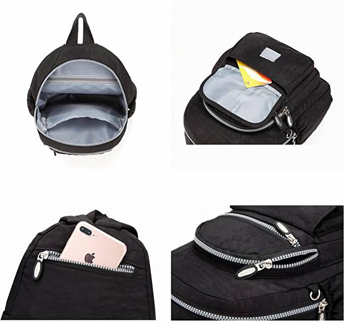 AOTIAN - Mini Nylon Mujeres Mochilas Casual Ligero Pequeña Mochila