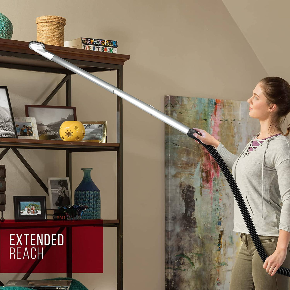 Dirt Devil Endura Lite Aspiradora sin bolsa, pequeña vertical para alfombra y suelo duro, ligera, UD20121PC, color rojo - DIGVICE MX