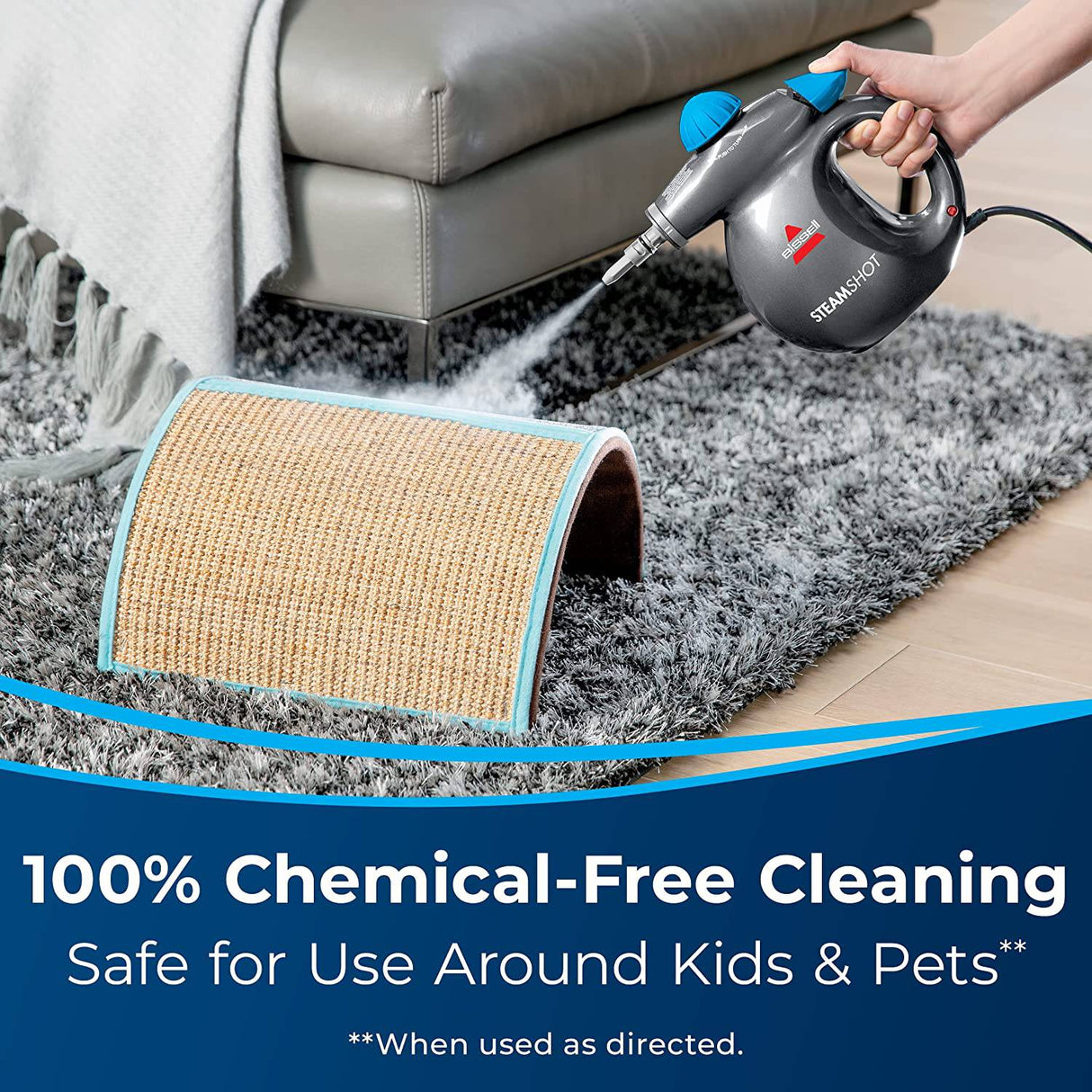 Bissell SteamShot Limpiador a vapor para superficies duras con desinfección natural, herramientas multisuperficie incluidas para eliminar la suciedad, la mugre, la grasa y más, 39N7V - DIGVICE MX