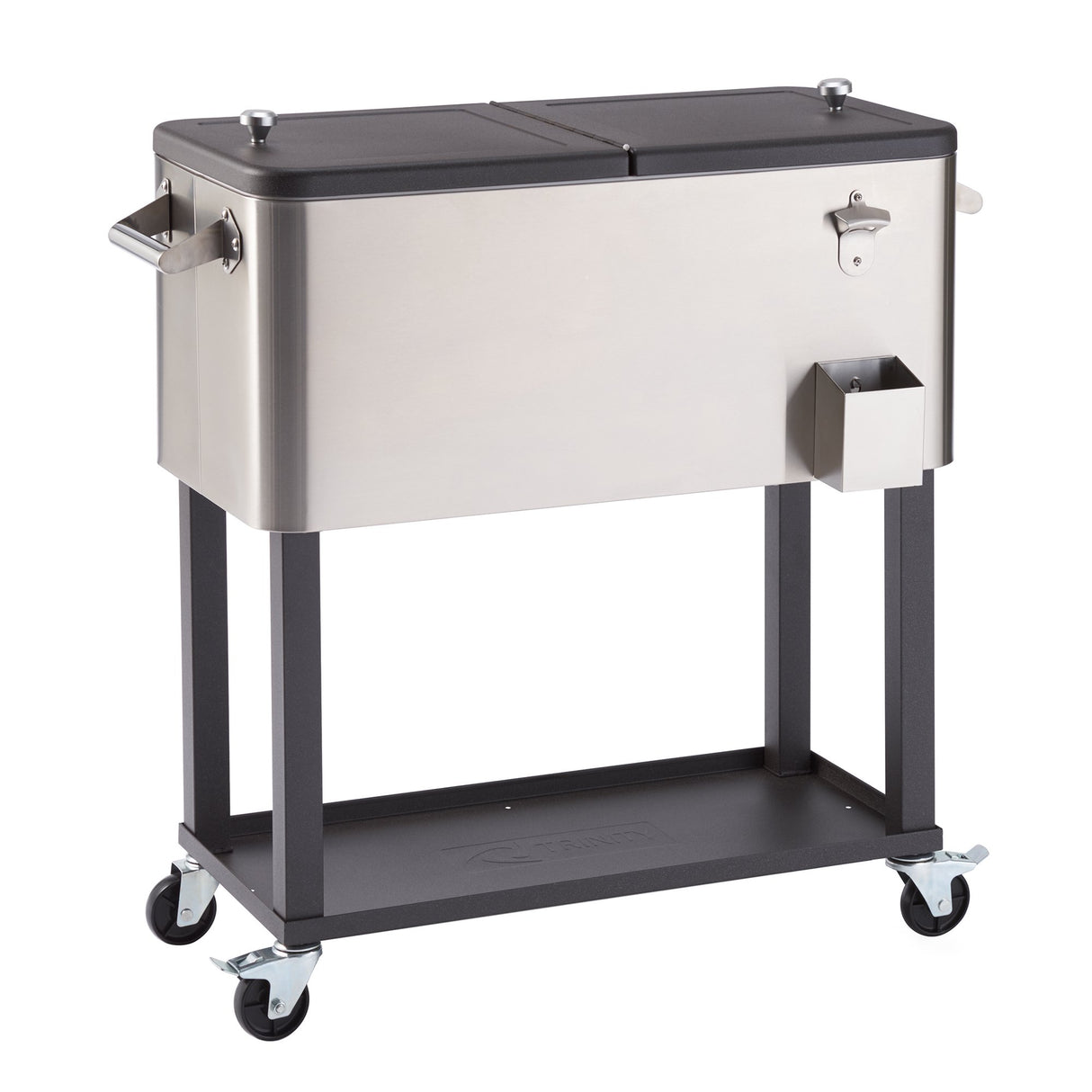 TRINITY TXK-0806 Enfriador de acero inoxidable con tapa, 80 qt
