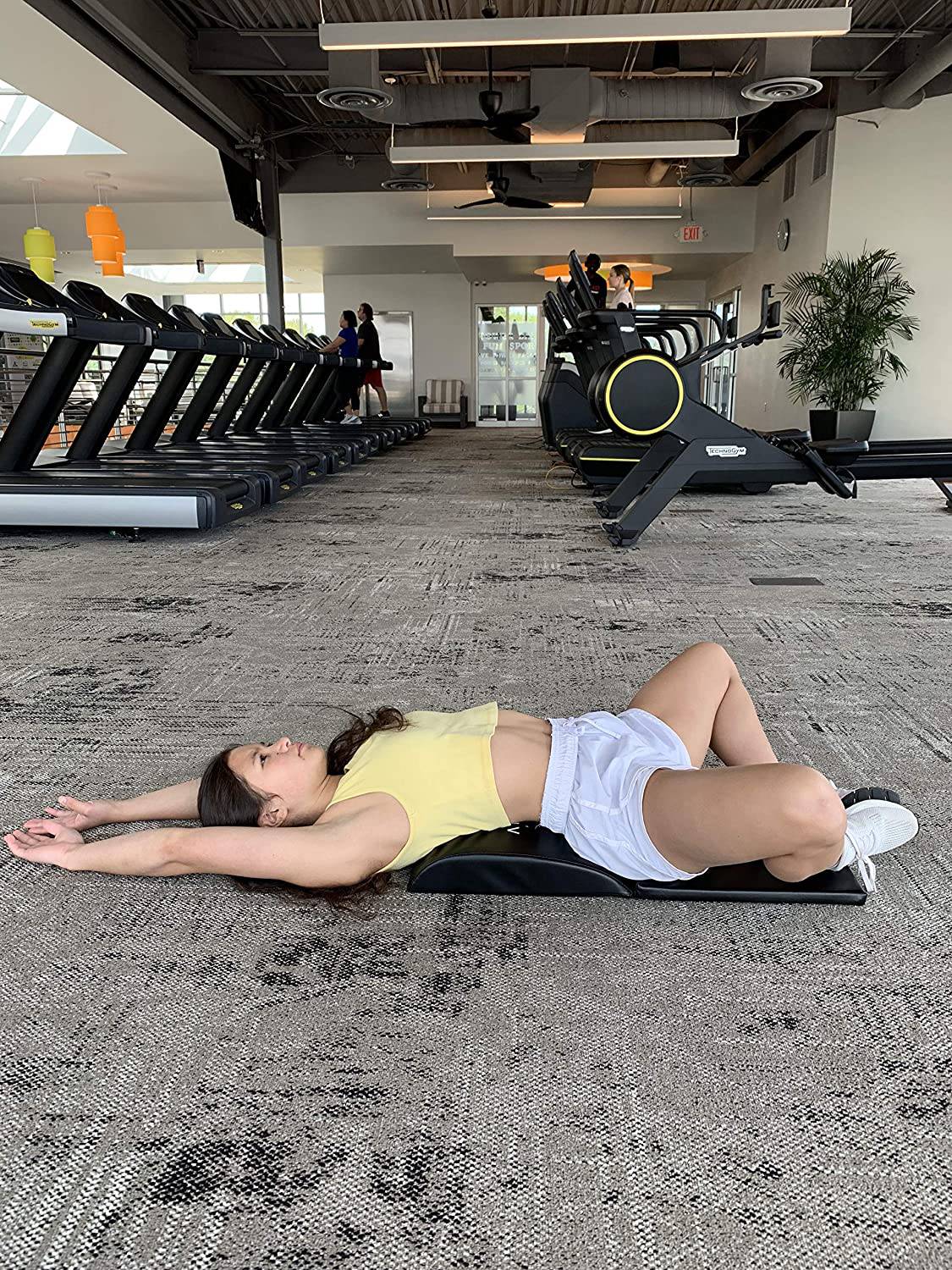 Athlos Fitness Ab Mat con protector de coxis - Ab Mats para abdominales - Ab Workout Mat - Full Range of Motion Ab Trainer