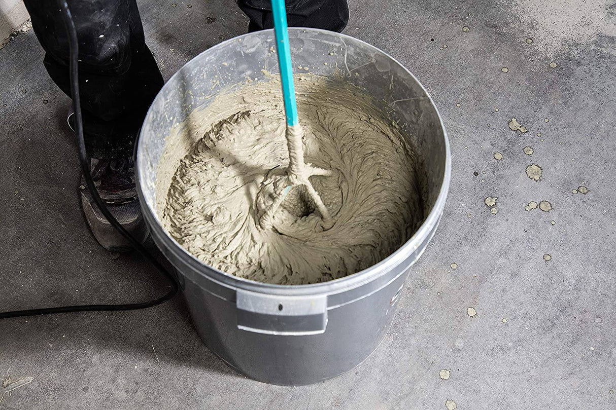 Paleta mezcladora COLLOMIX - Broca de accesorio de taladro mezclador de la serie KR de 4,7" para todos los materiales pegajosos - Conexión HEXAFIX - KR120HF - DIGVICE MX