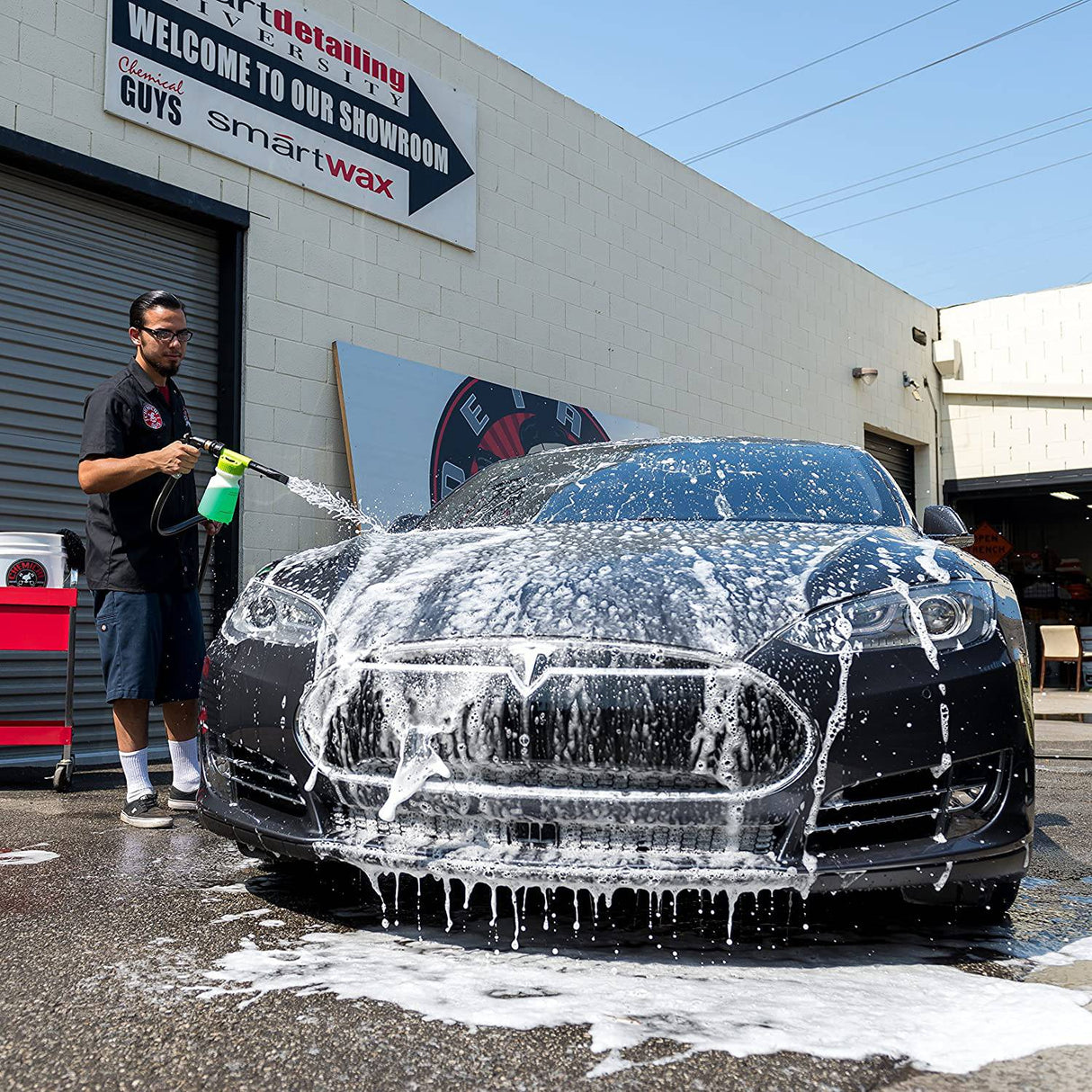 Chemical Guys ACC_326 - Pistola de lavado de espuma Torq Foam Blaster 6 - El último limpiador de espuma para lavado de autos que se conecta a cualquier manguera de jardín