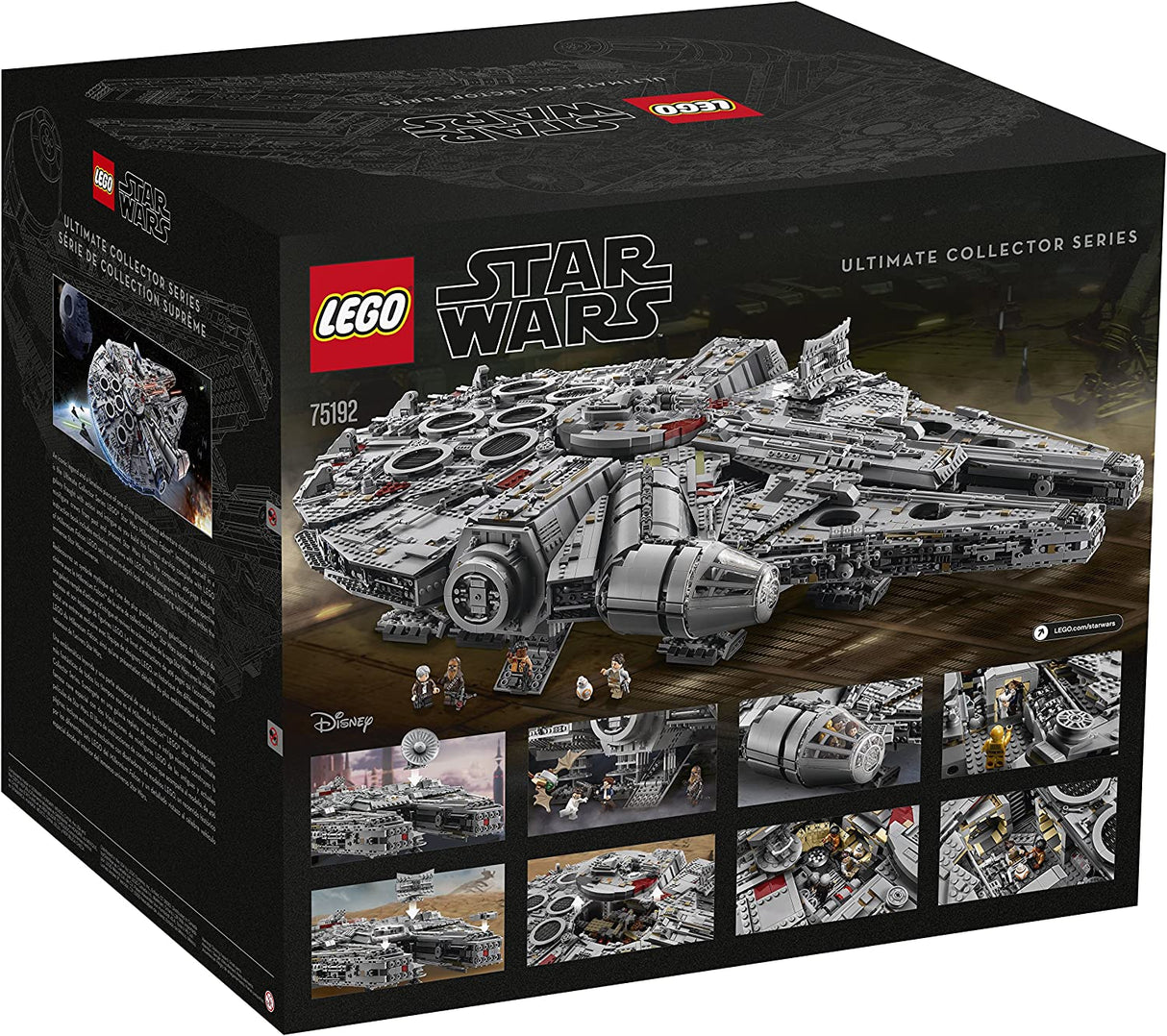 LEGO Star Wars Ultimate Millennium Falcon 75192 Kit de construcción experto y modelo de nave estelar, el mejor regalo y película coleccionable para adultos (7541 piezas)