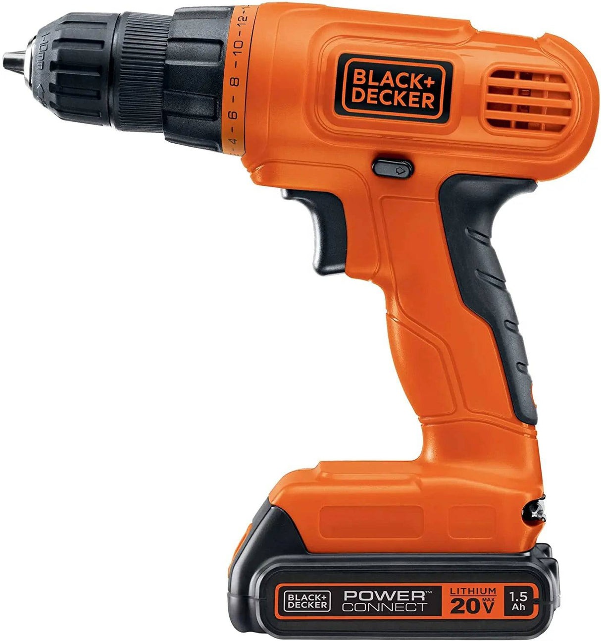 Black + Decker - Taladro inalámbrico (20 V MAX) - DIGVICE MX