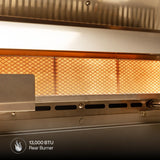 Cabezal de isla para parrilla de gas empotrable Spire Premium de 5 quemadores, parrilla de propano de acero inoxidable de 30 pulgadas con quemador trasero, 63,000 BTU - 740-0788P