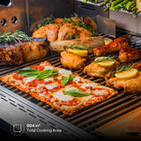 Cabezal de isla para parrilla de gas empotrable Spire Premium de 6 quemadores, parrilla de propano de acero inoxidable de 36 pulgadas con quemador trasero, 73,000 BTU,  - 740-0781P