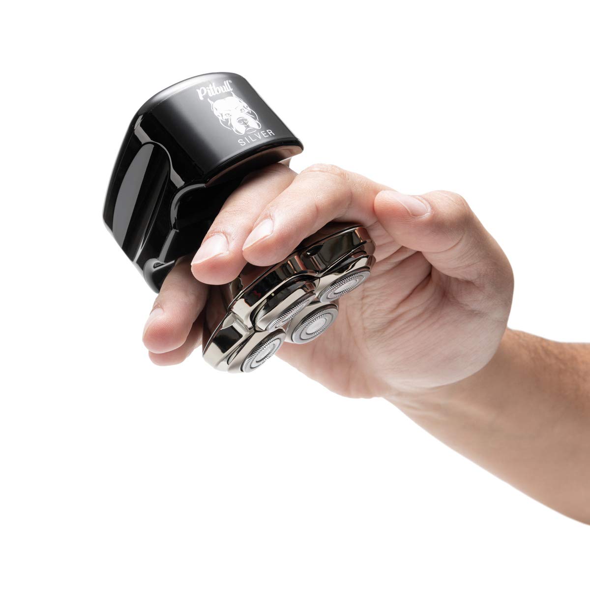 Skull Shaver Pitbull Silver Pro Afeitadora eléctrica para cabeza y cara
