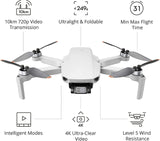 Mini Drone Dji Mavic Mini 2 CP.MA.00000306.01 Fly More Combo Con Cámara 4k Light Gray 3 Baterías