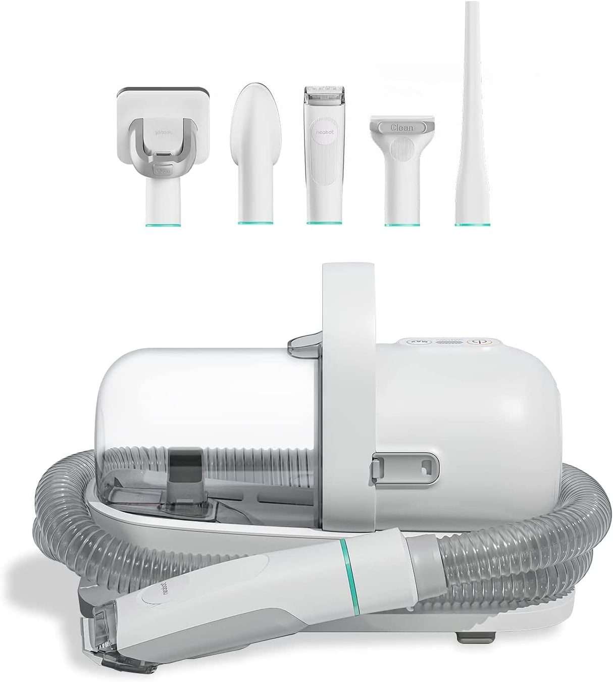 Neabot P1 Pro Kit de aseo para mascotas y succión al vacío 99% Pelo de mascotas