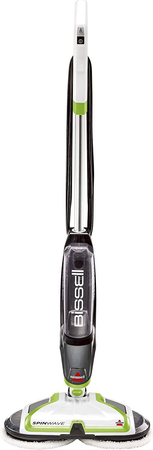 BISSELL Spinwave Powered Fregona y limpiador de piso de madera dura, Green Spinwave, 2039A, 14" de ancho de ruta de limpieza - DIGVICE MX
