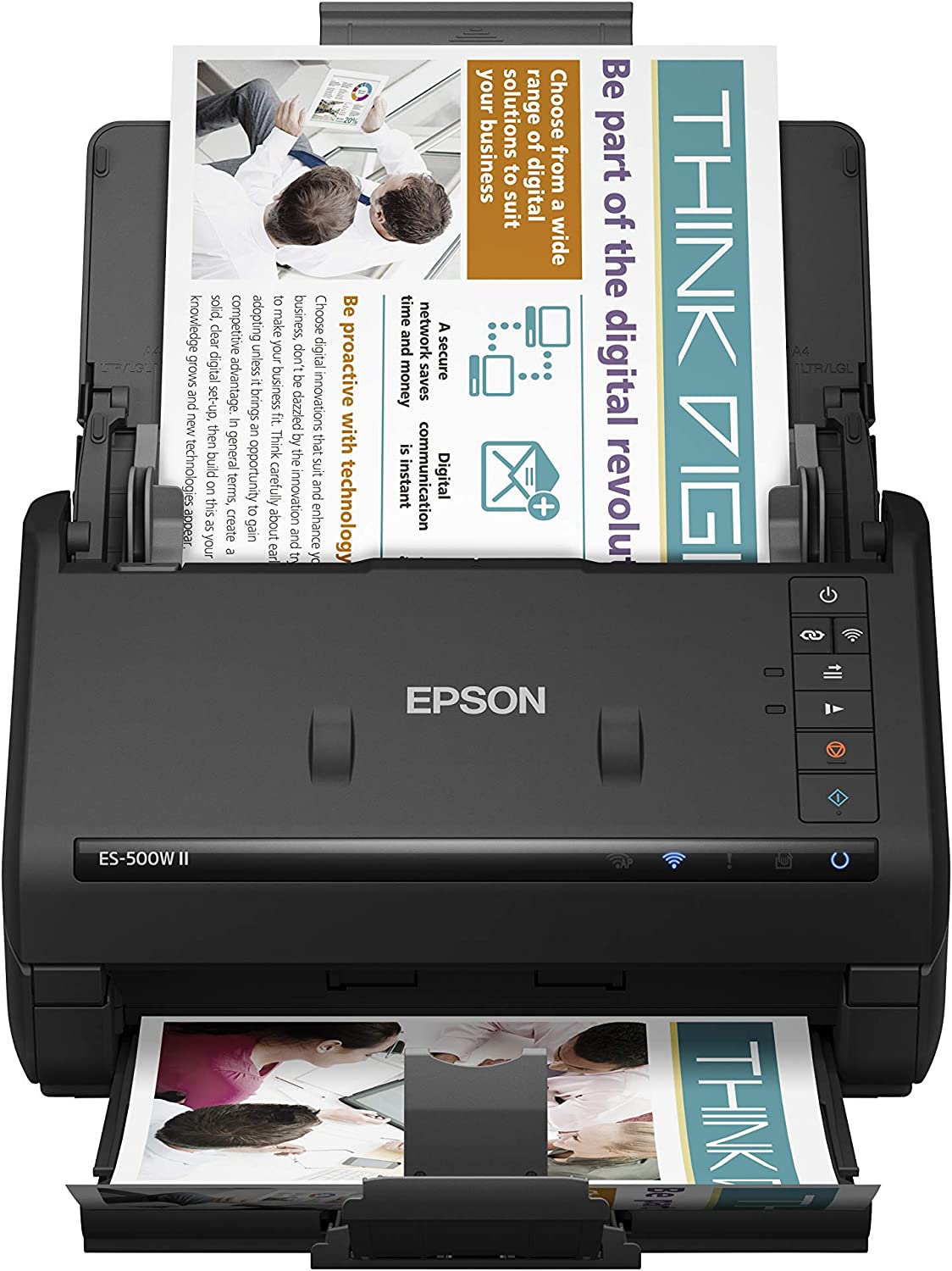 Escáner dúplex en color inalámbrico Epson Workforce Es-500w II