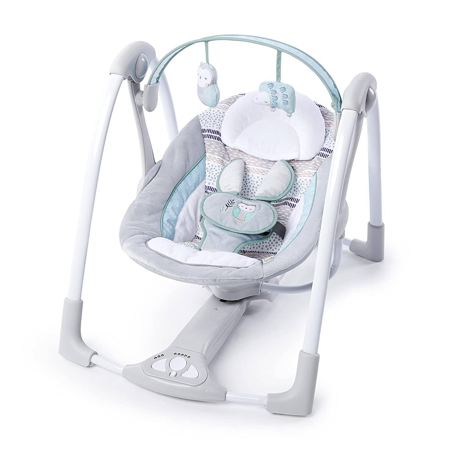 Ingenuity Columpio portatil ligero y compacto para bebe con musica so Digvice