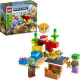 LEGO Minecraft The Coral Reef 21164  (92 piezas)