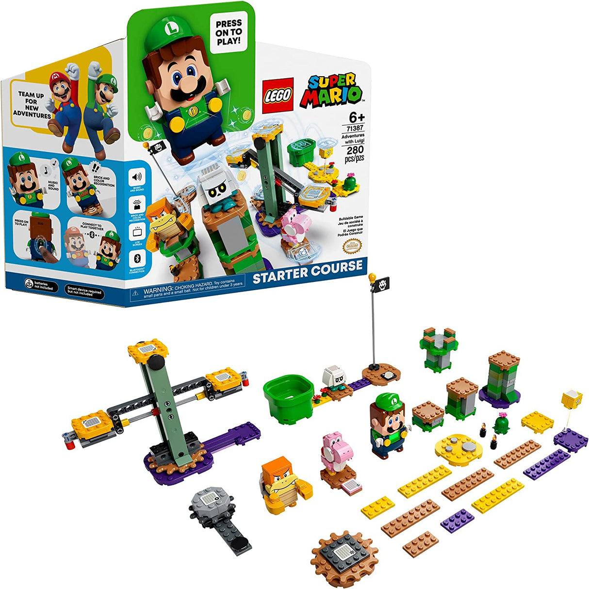 LEGO Super Mario Adventures with Luigi Starter Course 71387  (280 piezas)