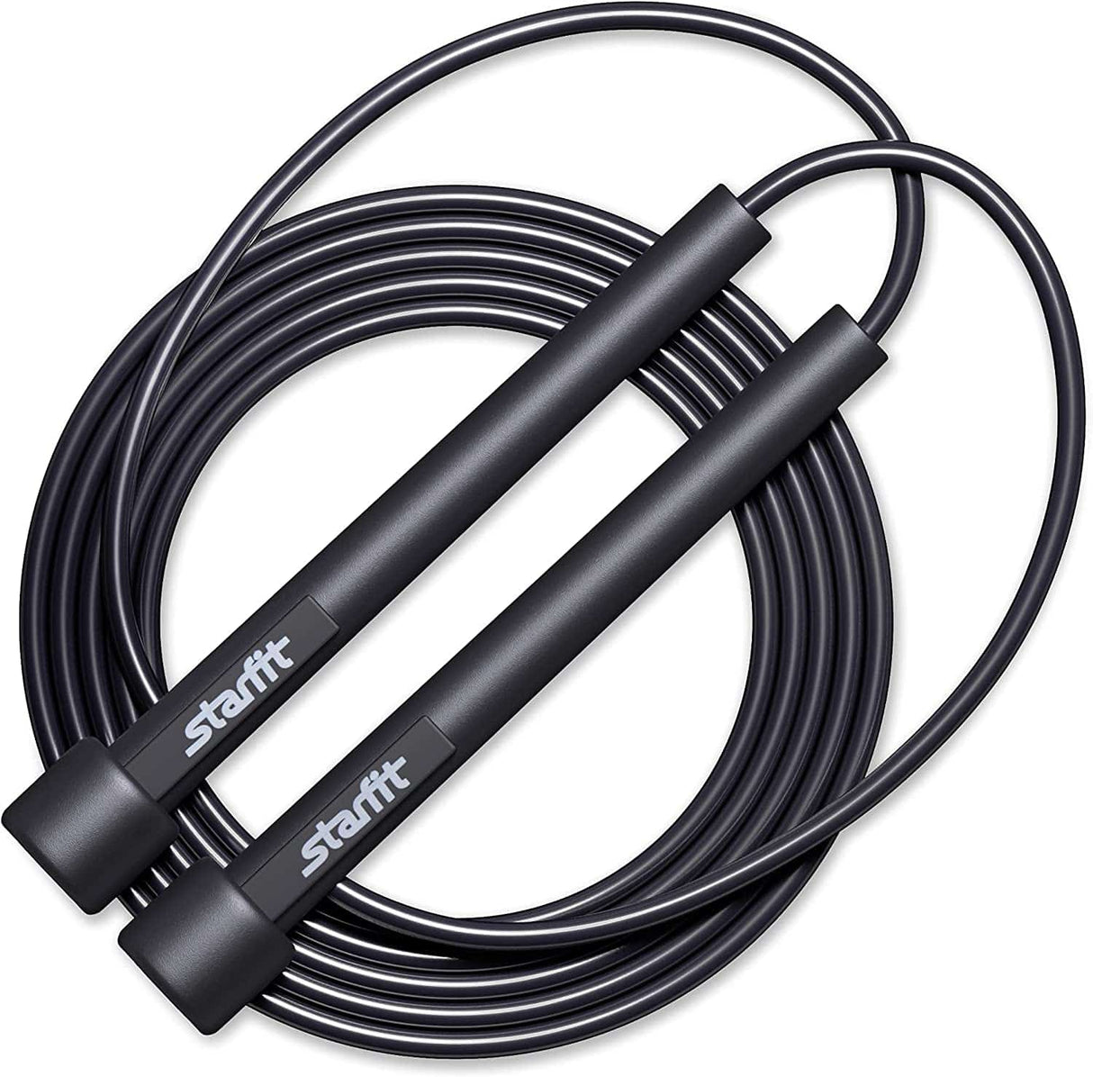 STARFIT  - Cuerda de saltar ligera para fitness y ejercicio, cuerdas de saltar ajustables con asas de plástico