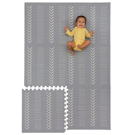 Childlike Behavior - Tapete de juego para bebé, extragrande, no tóxico, de espuma, con baldosas suaves entrelazadas, 72 x 48 pulgadas, tapete de piso para bebés, niños pequeños y niños - DIGVICE MX